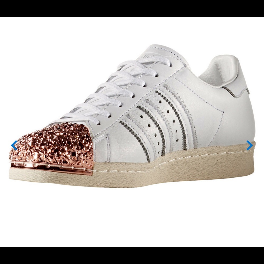 Adidas Superstar Rose Gold Metal toe-cap